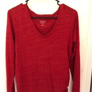 Red Maternity Shirt